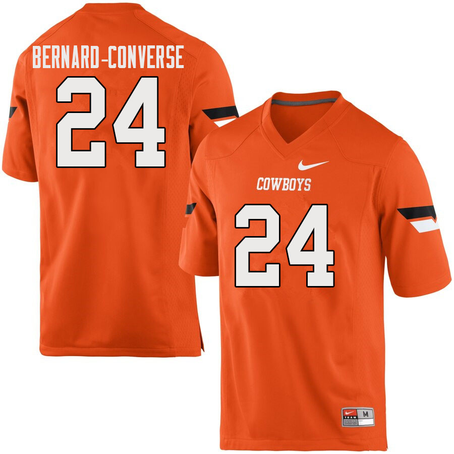 Men #24 Jarrick Bernard-Converse Oklahoma State Cowboys College Football Jerseys Sale-Orange - Click Image to Close